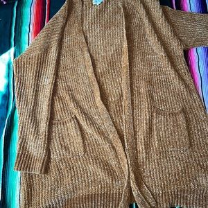 Knitted plus size sweater